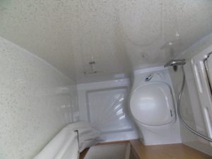 combined motorhome washroom