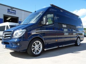 Luxury motorhome exterior