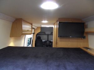 Sprinter sporthome bedroom Tv