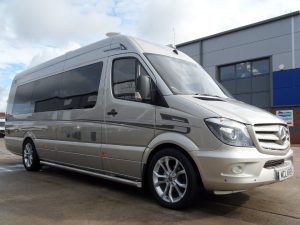 Sprinter sporthome Pearl silver alloy wheels