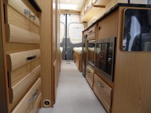 Mercedes motorhome interior