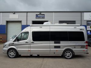 Mercedes motorhome privacy glass