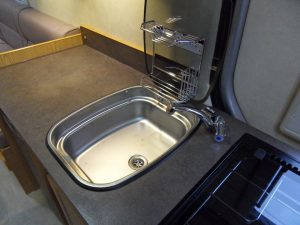 sink with drainer