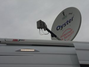 motorhome oyster sat dish