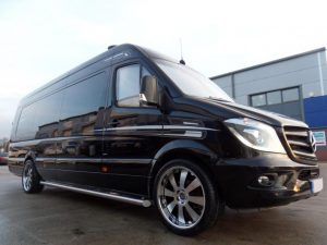 black sport motorhome