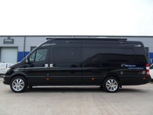 Obsidian black metallic sprinter