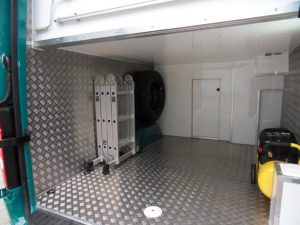 VW Crafter Sporthome aluminium garage