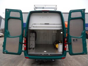 VW Crafter Sporthome rear storage