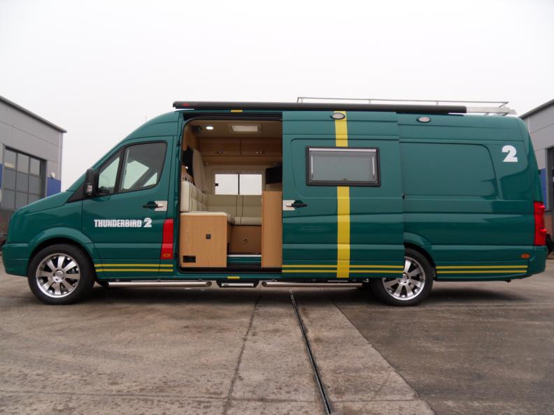 VW crafter Sporthome exterior side door