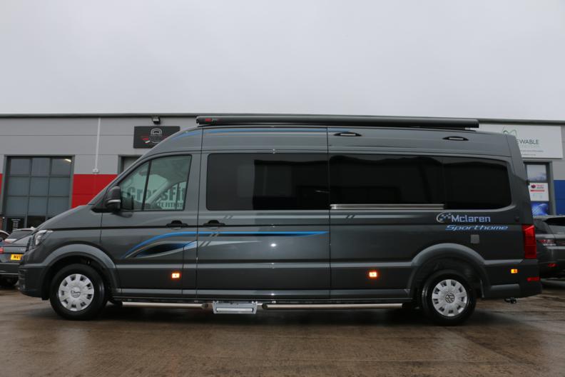 Volkswagen Crafter Sporthome - Stepped Bed Layout - Mclaren Sports Homes  Ltd